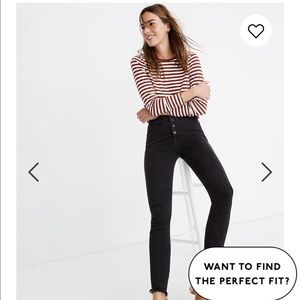 Madewell 10” High-rise Skinny Jeans